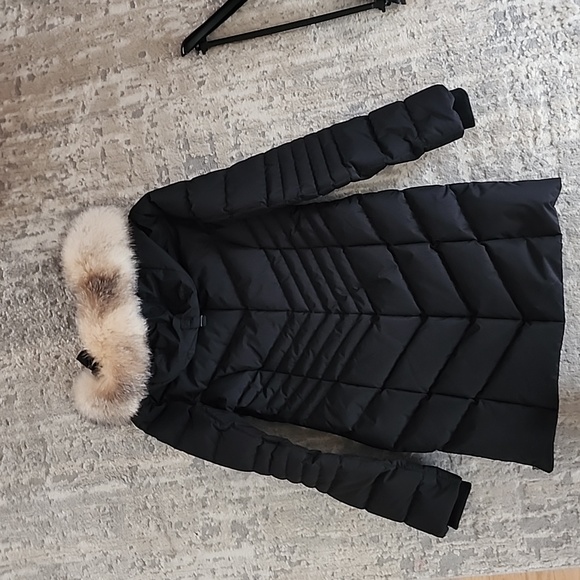 Pajar Queens quilted puffer coat real fox fur - Picture 4 of 7